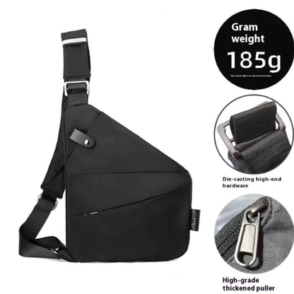 Men's Nylon Crossbody Bag WEM Support (www.WEM.support)
