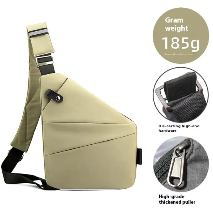 Men's Nylon Crossbody Bag WEM Support (www.WEM.support)