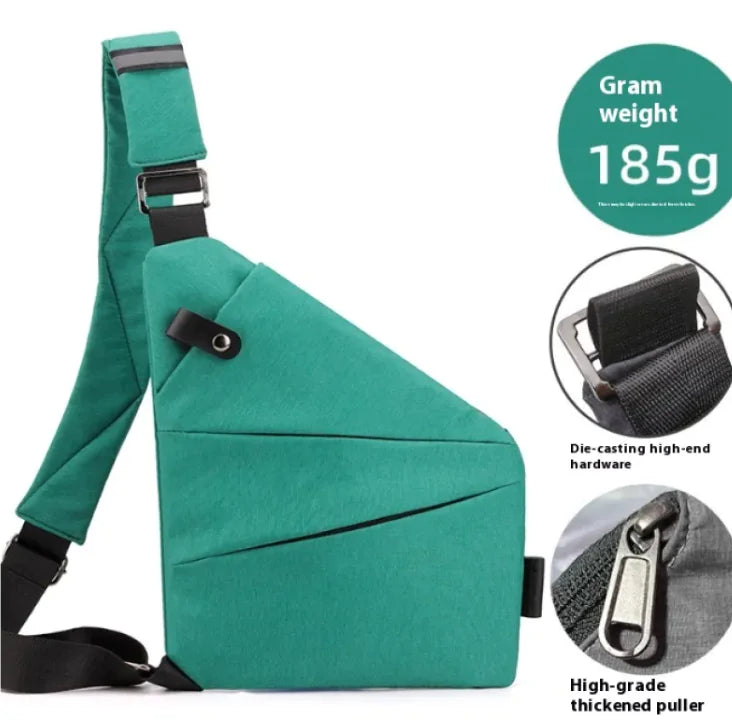 Men's Nylon Crossbody Bag WEM Support (www.WEM.support)