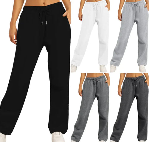 Women's Loose Solid Sweatpants WEM Support (www.WEM.support)