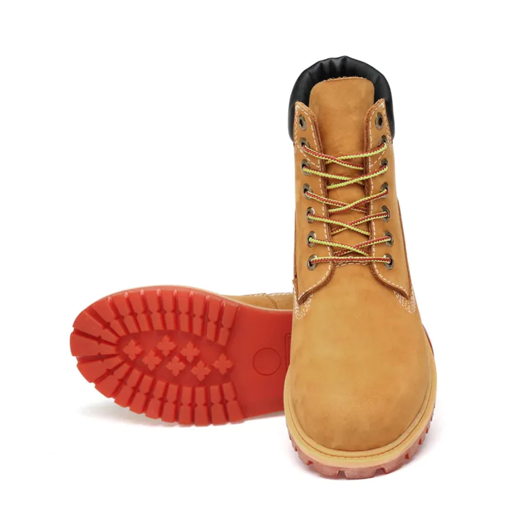 Men's Matte Leather Boots WEM Support (www.WEM.support)