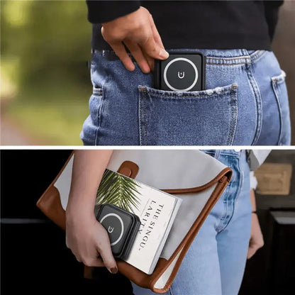 3 in 1 Magnetic Wireless Charger WEM Support (www.WEM.support)