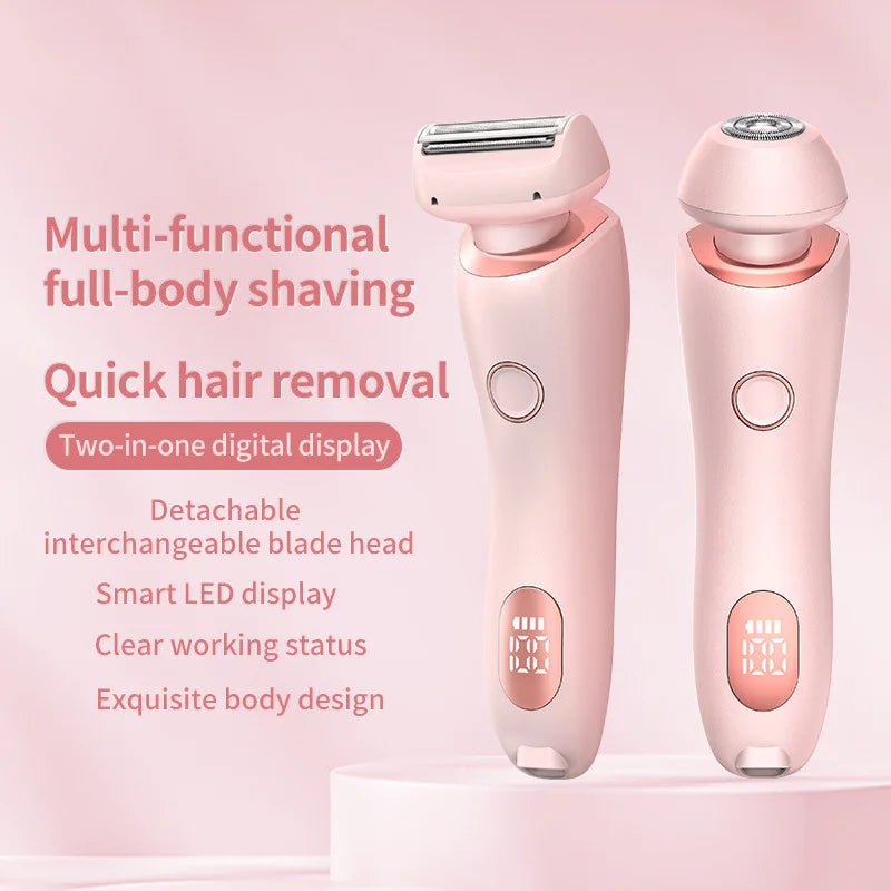 2 In 1 Hair Removal USB Rechargeable Trimmer WEM Support (www.WEM.support)