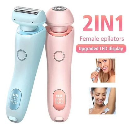 2 In 1 Hair Removal USB Rechargeable Trimmer WEM Support (www.WEM.support)