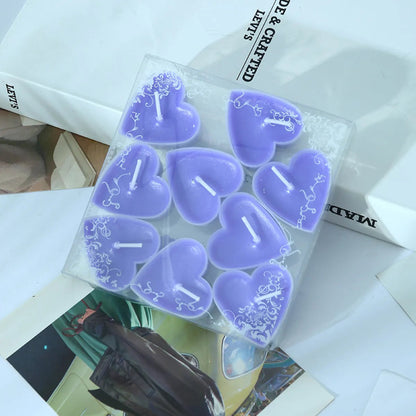 Romantic Heart-shaped Tealight Candle WEM Support (www.WEM.support)