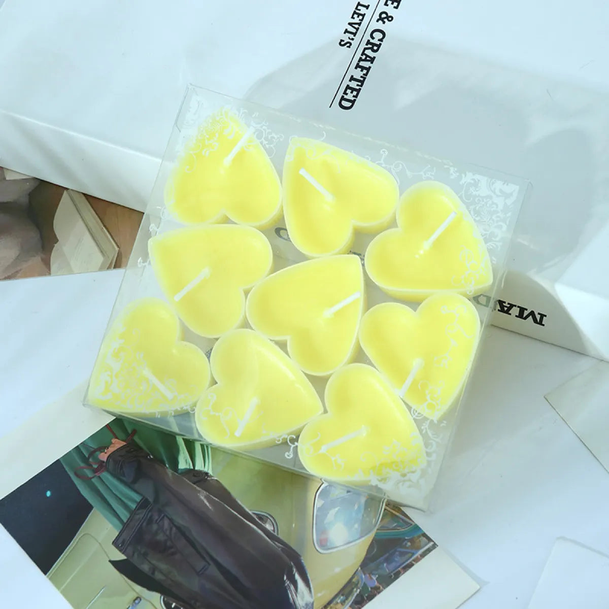 Romantic Heart-shaped Tealight Candle WEM Support (www.WEM.support)