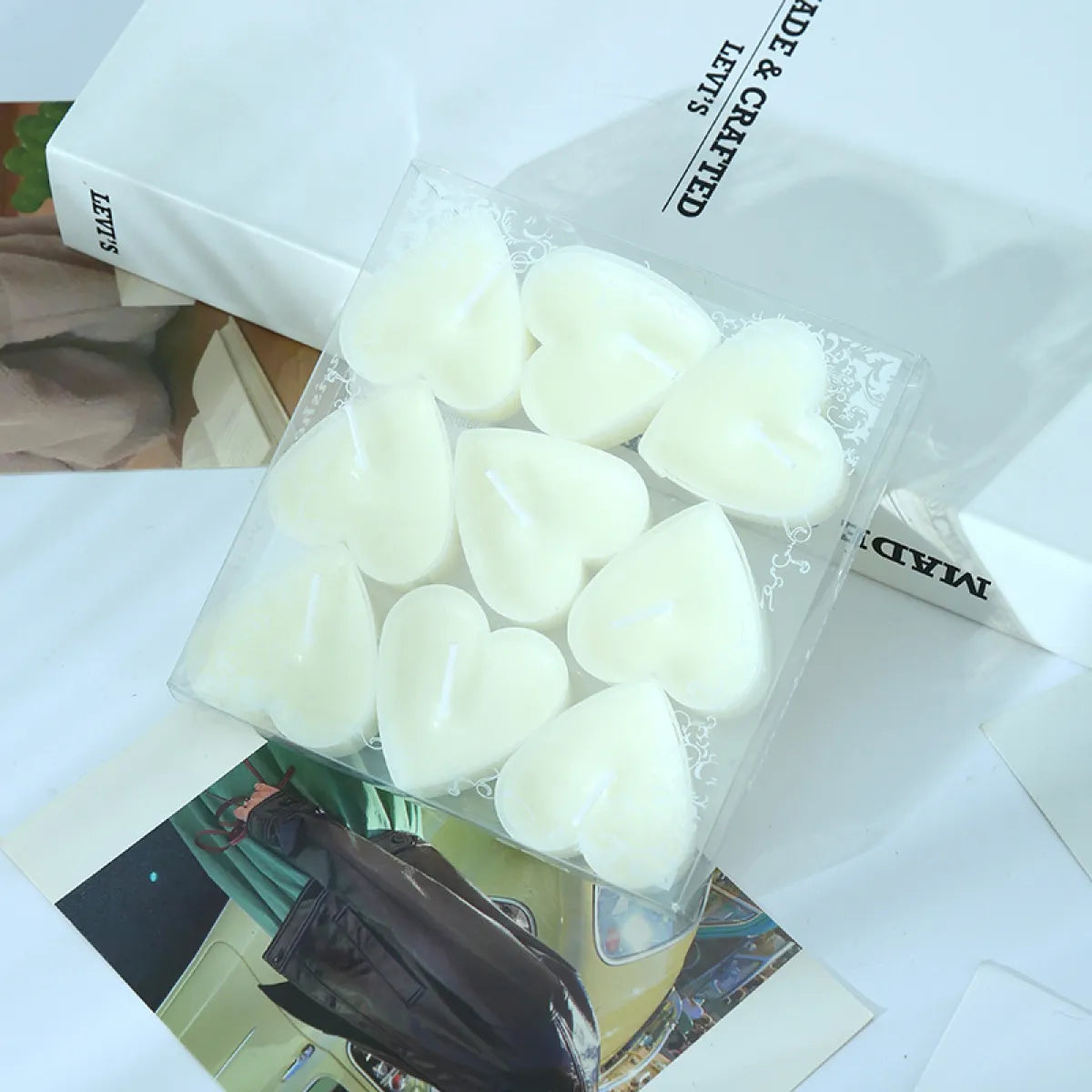 Romantic Heart-shaped Tealight Candle WEM Support (www.WEM.support)