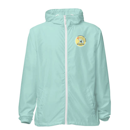 Women's Lightweight Zip Up Dreamland Windbreaker WEM Support (www.WEM.support)