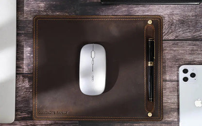 Genuine Leather Mouse Pad WEM Support (www.WEM.support)