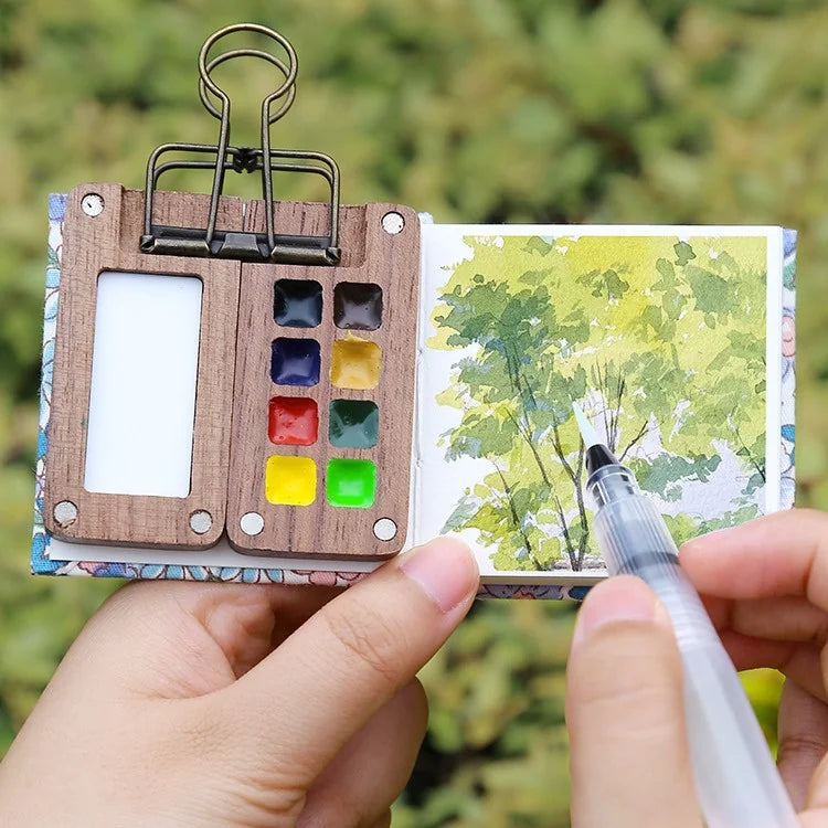 Mini Watercolor Painting Set WEM Support (www.WEM.support)