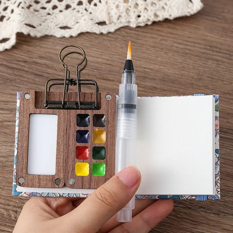 Mini Watercolor Painting Set WEM Support (www.WEM.support)
