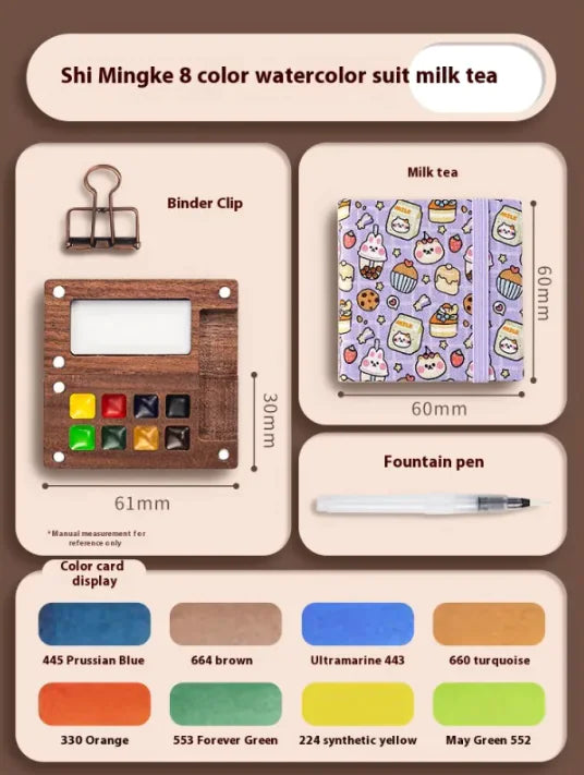 Mini Watercolor Painting Set WEM Support (www.WEM.support)