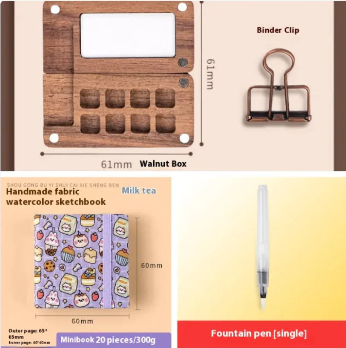 Mini Watercolor Painting Set WEM Support (www.WEM.support)