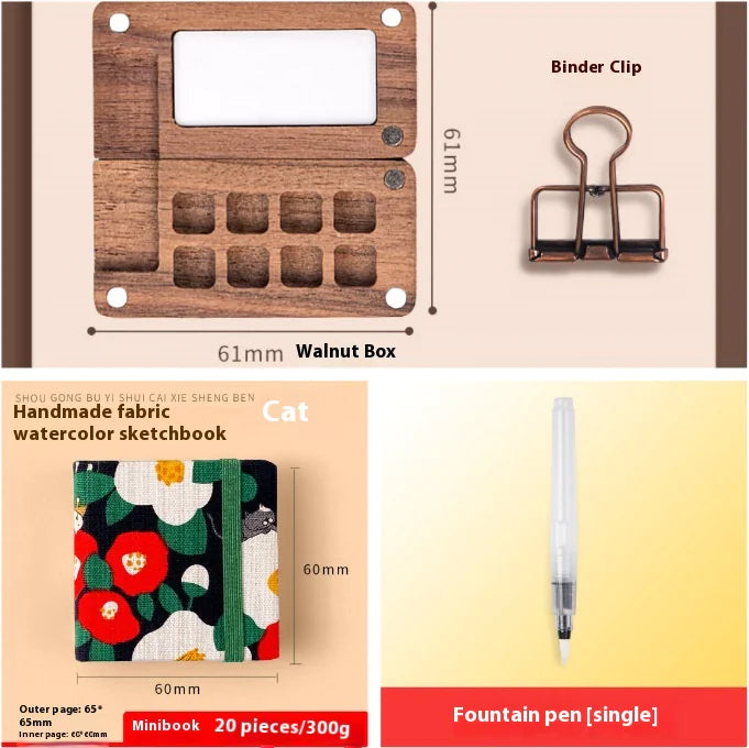 Mini Watercolor Painting Set WEM Support (www.WEM.support)