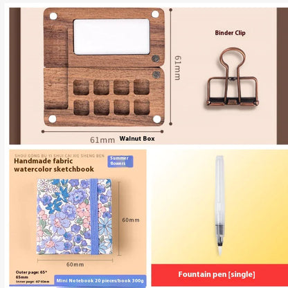 Mini Watercolor Painting Set WEM Support (www.WEM.support)