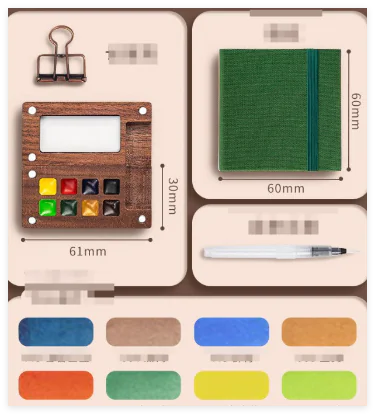 Mini Watercolor Painting Set WEM Support (www.WEM.support)