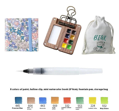 Mini Watercolor Painting Set WEM Support (www.WEM.support)