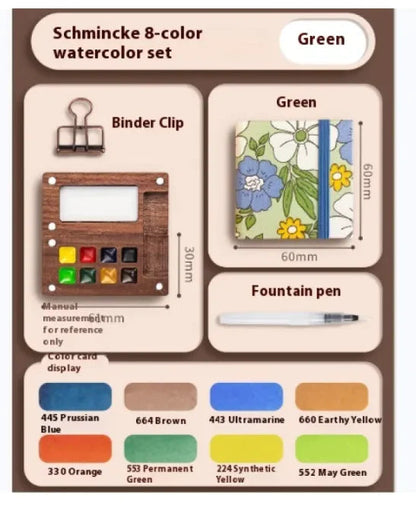 Mini Watercolor Painting Set WEM Support (www.WEM.support)