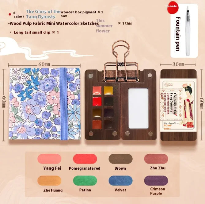 Mini Watercolor Painting Set WEM Support (www.WEM.support)