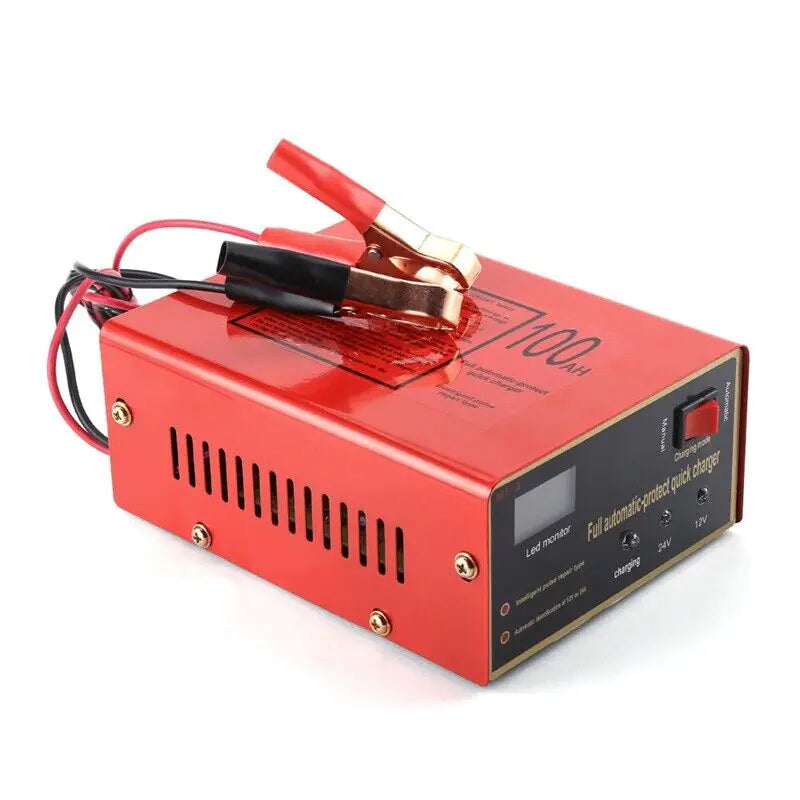 Maintenance Free Battery Charger 12V/24V 10A 140W Output For Electric Car Pro WEM Support (www.WEM.support)