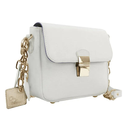 Tiny Leather Handbag -White (Option 2) WEM Support (www.WEM.support)