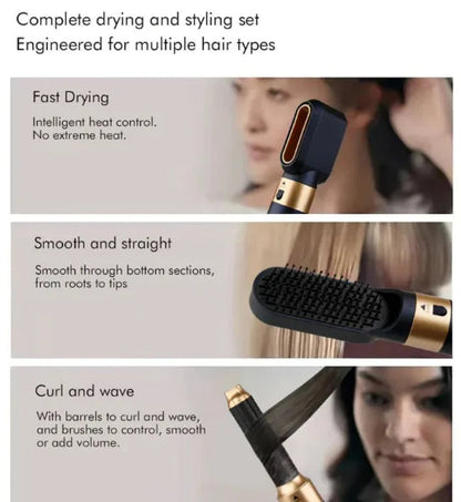 5-in-1 Multi Hair Styler & Curling Iron WEM Support (www.WEM.support)