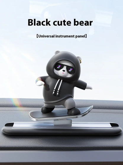 Cartoon Bear Car Skateboard WEM Support (www.WEM.support)