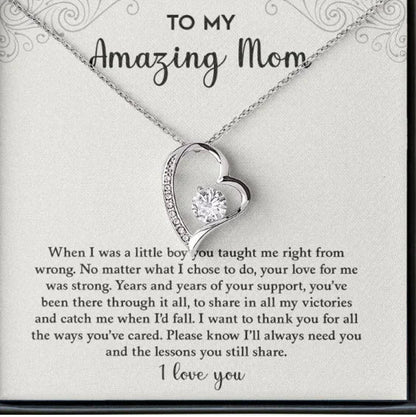 Hollow Heart Zircon Necklace Light Luxury WEM Support (www.WEM.support)