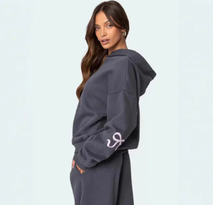 Loose Fit Printed Sweater WEM Support (www.WEM.support)