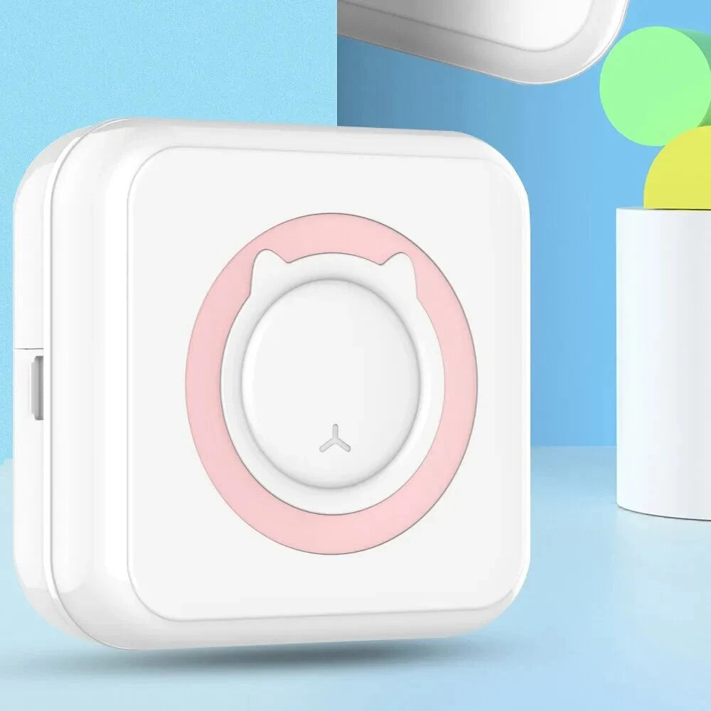 Portable Thermal Sticker Mini Printer WEM Support (www.WEM.support)