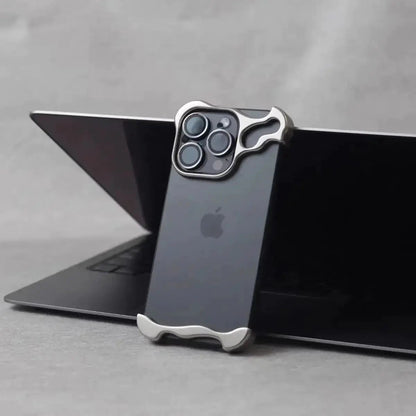 Luxury Irregular Metal Shockproof Cover For Iphone WEM Support (www.WEM.support)