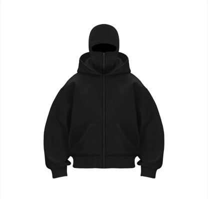 Fleece-Lined Double Hood Sweater WEM Support (www.WEM.support)