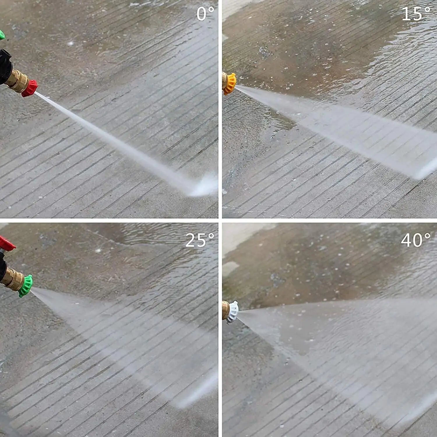 1/4" High Pressure Washer Gun 4000 PSI Car Wash Foam Spray Short Wand w/ Nozzle WEM Support (www.WEM.support)