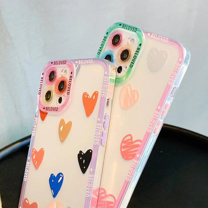 Heart Graffiti Phone Case WEM Support (www.WEM.support)