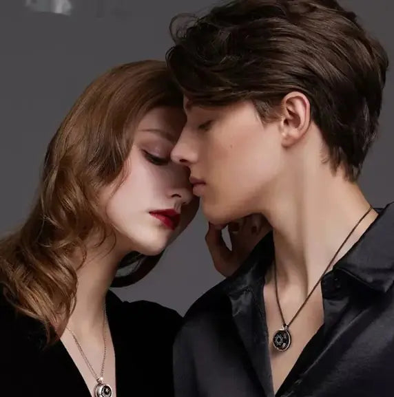 Sun And Moon Lovers Necklace WEM Support (www.WEM.support)