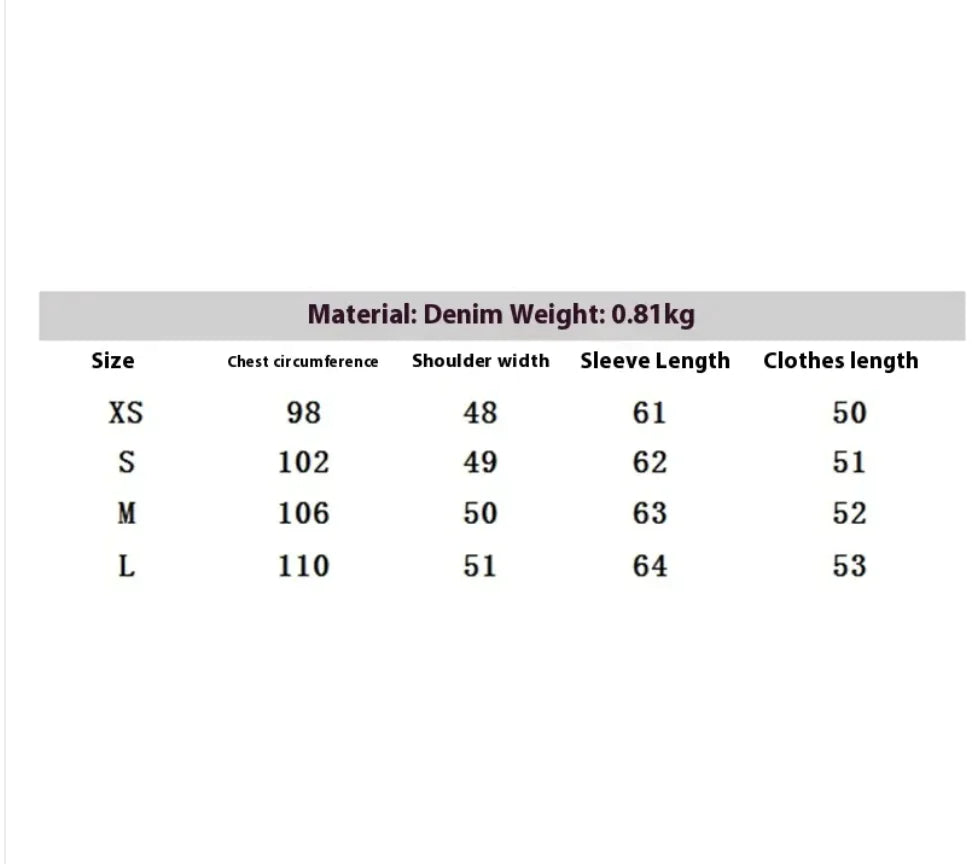 Women's Denim Jacket with Hemming Sleeves and Trousers WEM Support (www.WEM.support)