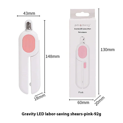 Professional Pet Nail Clippers with LED Light WEM Support (www.WEM.support)