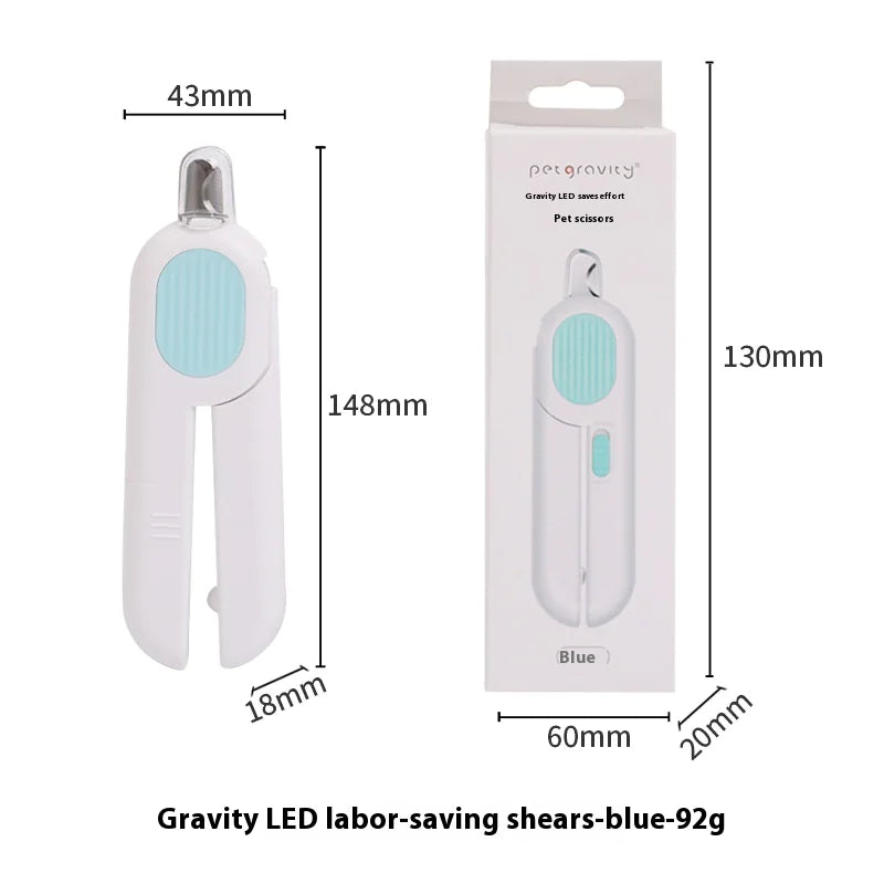 Professional Pet Nail Clippers with LED Light WEM Support (www.WEM.support)