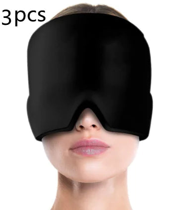 Migraine Relief Hat Mask - Cold Compress Hood WEM Support (www.WEM.support)