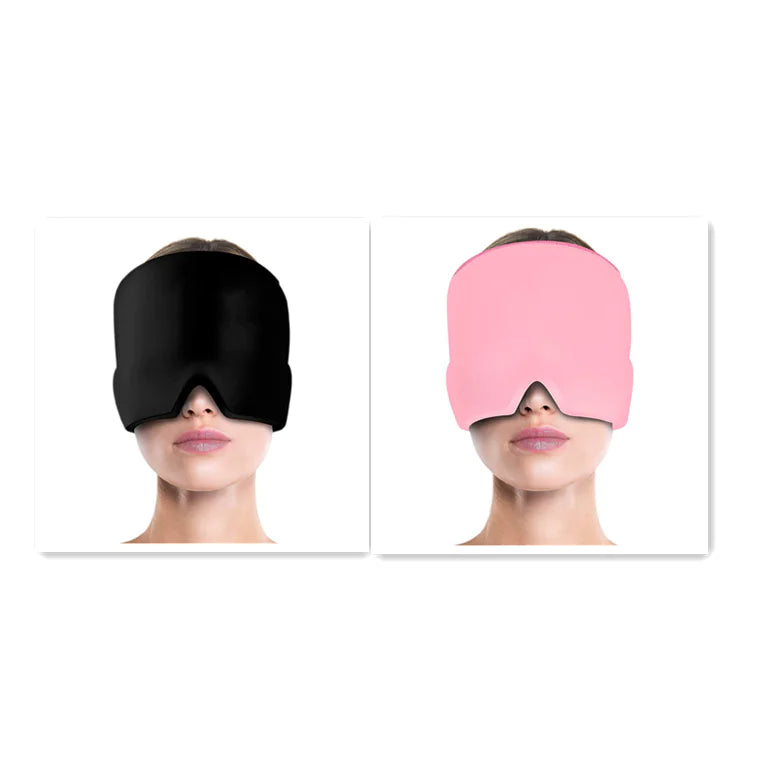 Migraine Relief Hat Mask - Cold Compress Hood WEM Support (www.WEM.support)