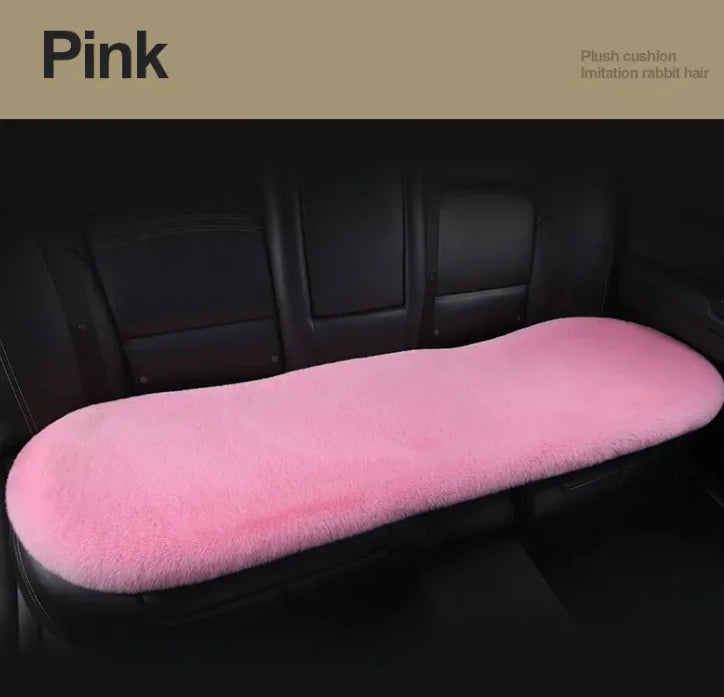 Car Seat Winter Plush Cushion WEM Support (www.WEM.support)