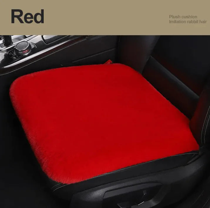 Car Seat Winter Plush Cushion WEM Support (www.WEM.support)