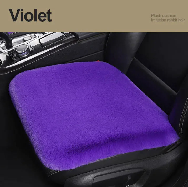 Car Seat Winter Plush Cushion WEM Support (www.WEM.support)