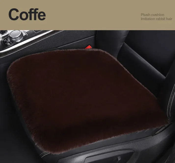 Car Seat Winter Plush Cushion WEM Support (www.WEM.support)