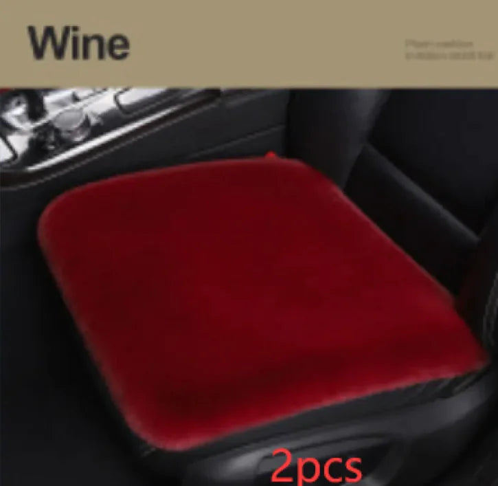 Car Seat Winter Plush Cushion WEM Support (www.WEM.support)