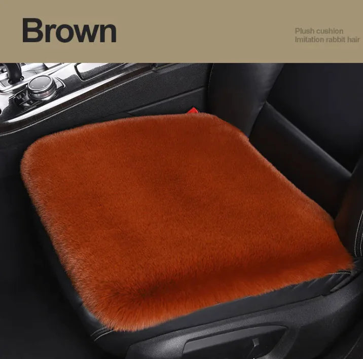 Car Seat Winter Plush Cushion WEM Support (www.WEM.support)