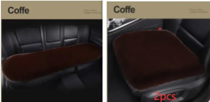 Car Seat Winter Plush Cushion WEM Support (www.WEM.support)