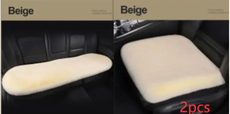 Car Seat Winter Plush Cushion WEM Support (www.WEM.support)