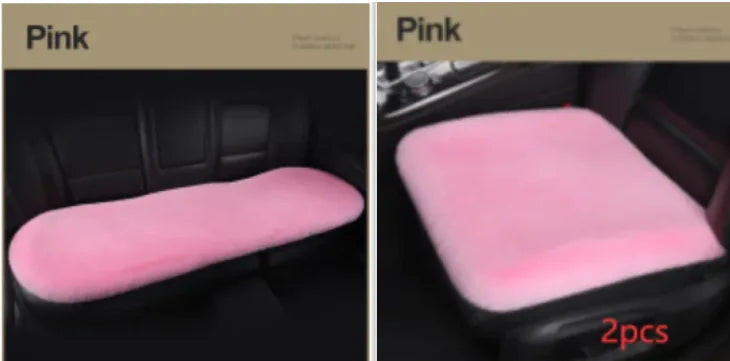 Car Seat Winter Plush Cushion WEM Support (www.WEM.support)