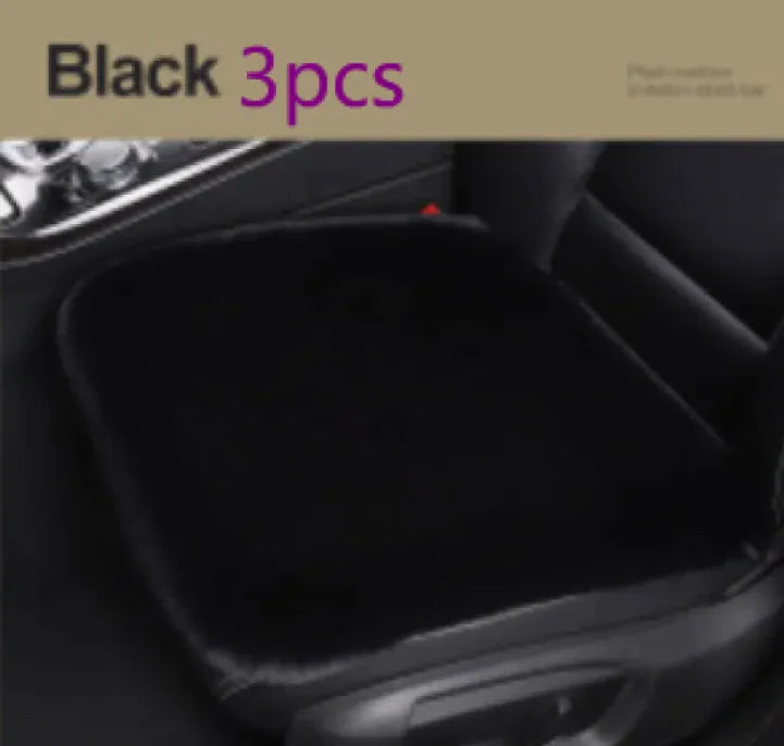 Car Seat Winter Plush Cushion WEM Support (www.WEM.support)